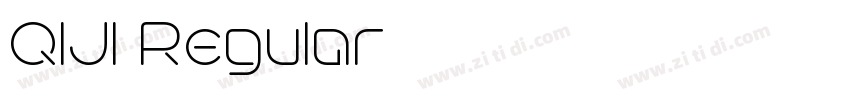 QIJI Regular字体转换